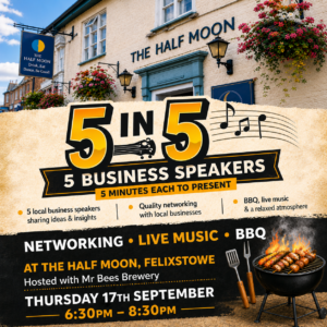 '5 In 5' - BBQ, Networking & Local Music - Thursday 17th September 2026