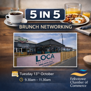 '5 In 5' Event - Brunch & Networking - Tuesday 13th October 2026